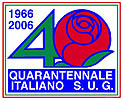 Quarantennale SUG 1966-2006/ Logo